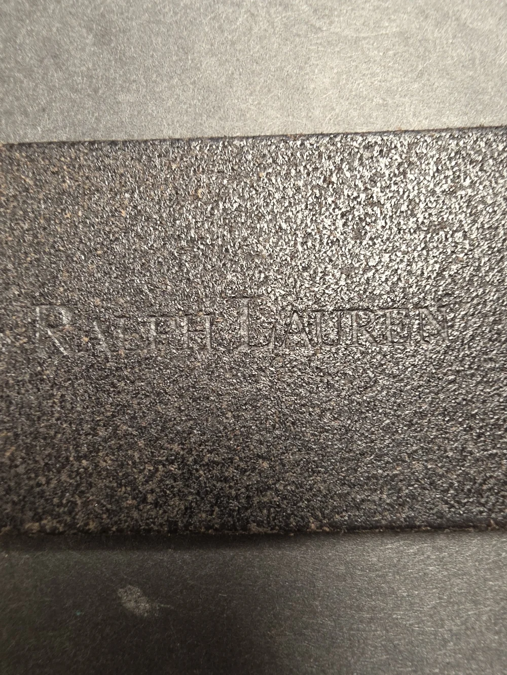 Polo by Ralph Lauren Brown Leather Belt with Distressed Brass Pony Buckle